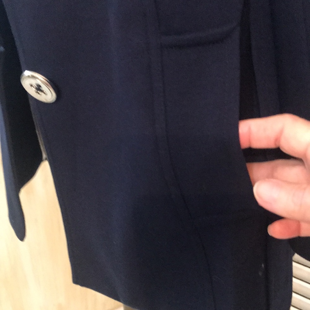 Cache Navy Coat - Picture 7 of 12